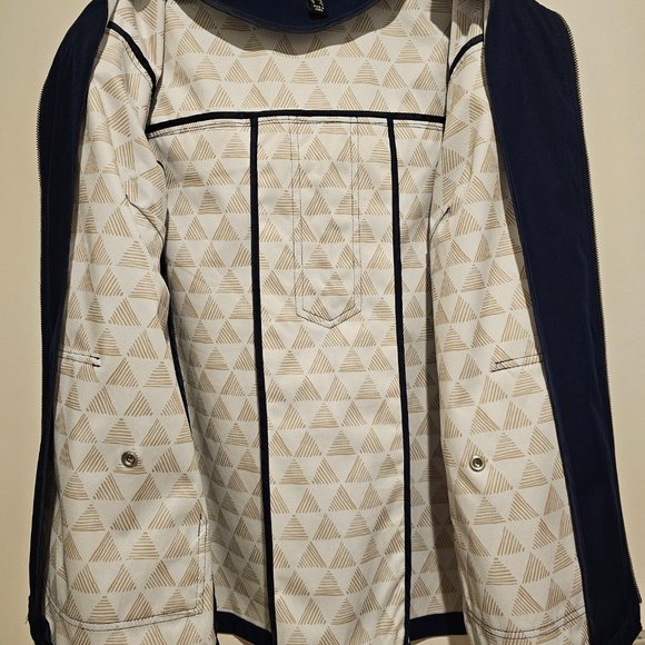 Dennis Basso Rain Jacket - Navy - Picture 4 of 10